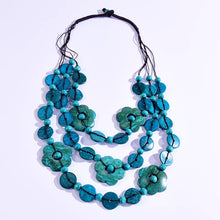 Load image into Gallery viewer, Color Pop Wooden Flower Necklace | Lollipop Lady