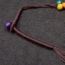 Load image into Gallery viewer, Color Pop Wooden Flower Necklace | Lollipop Lady