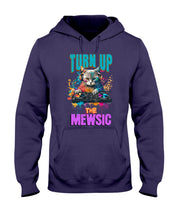 Load image into Gallery viewer, "Meow Mewsic" Unisex Adult Hoodie