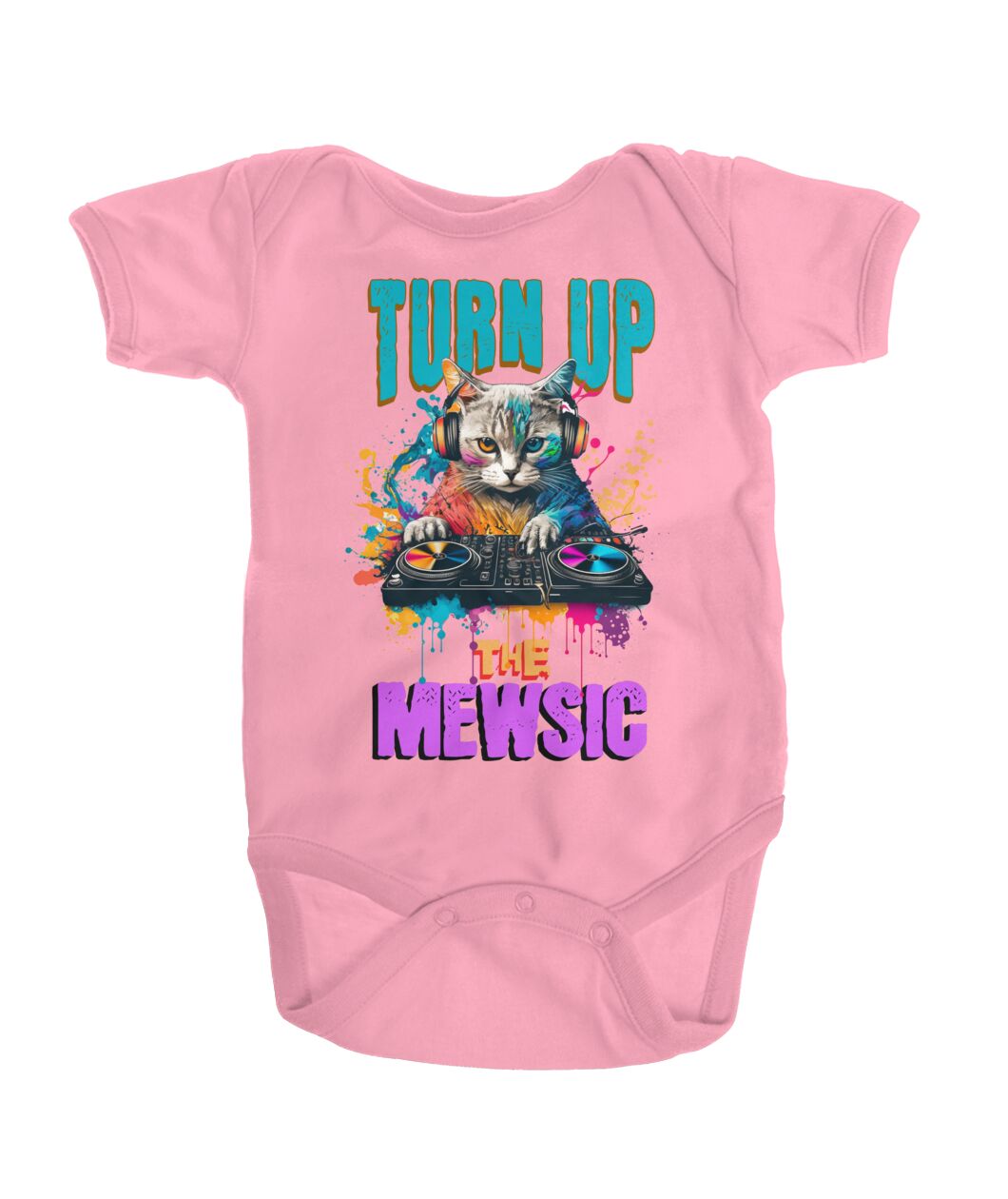 "Mewsic" Onesie