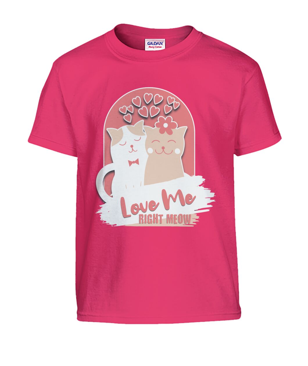 "Love Me Right Meow" Kids' Tee