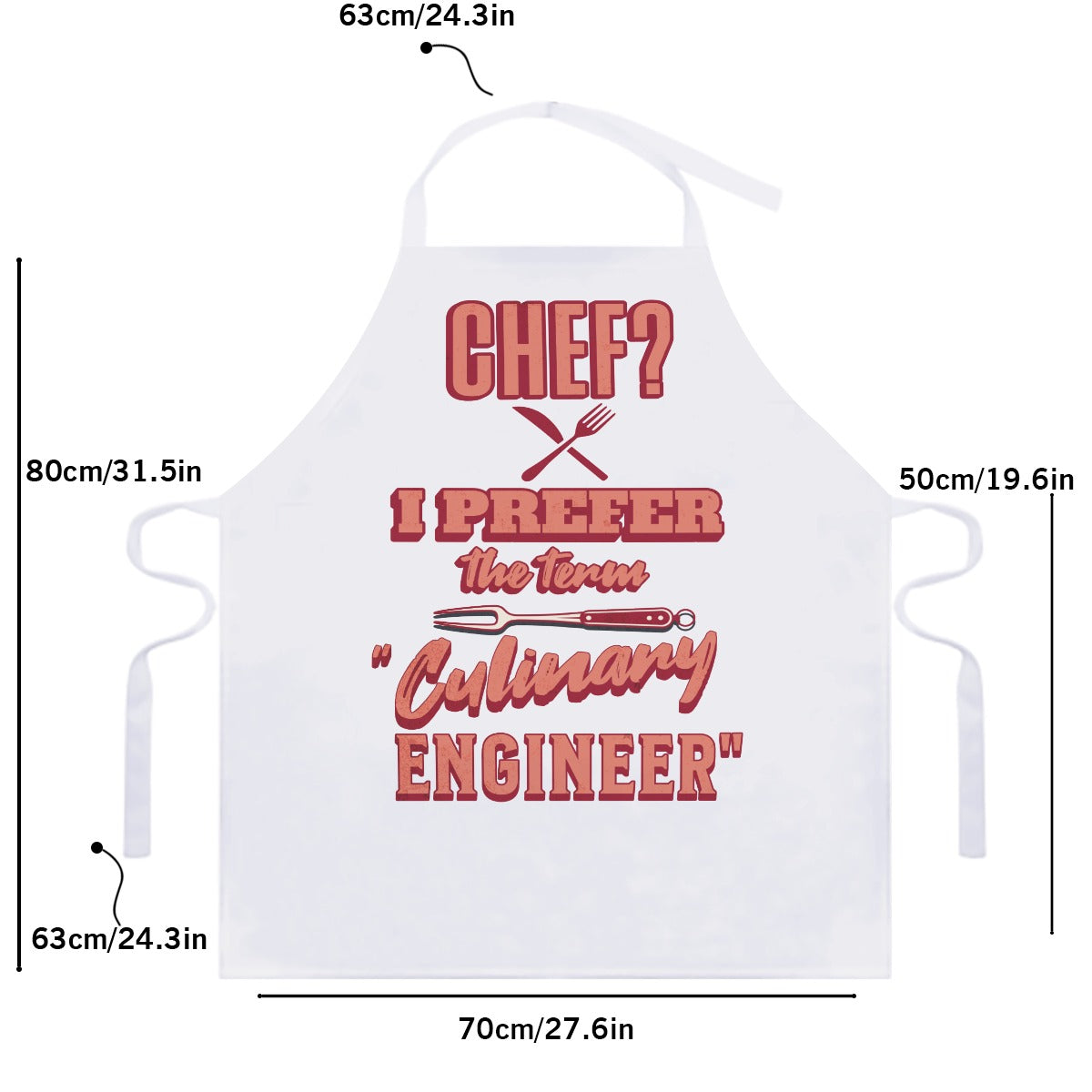 "Culinary Engineer" Unisex Apron