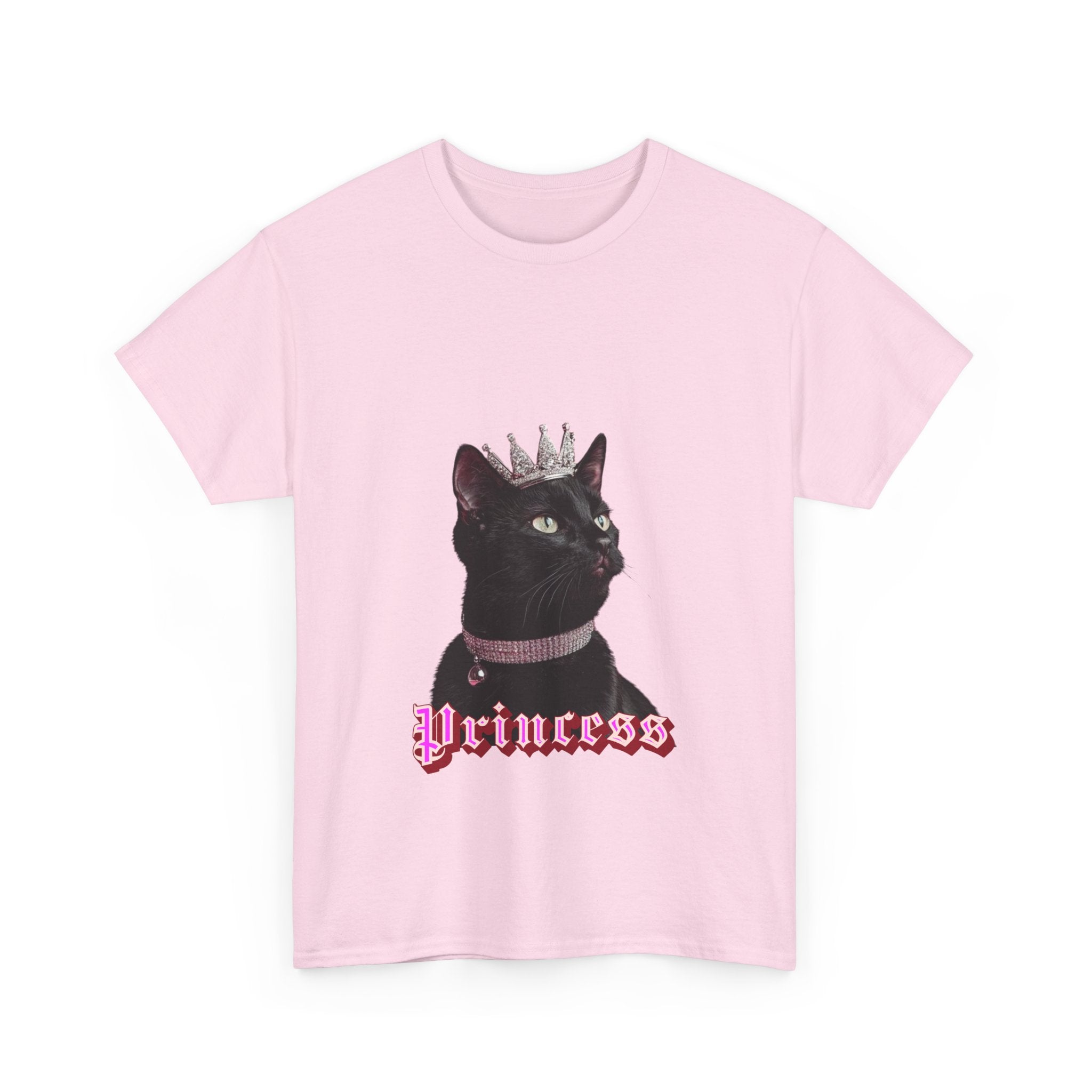 Princess Cat Heavy Cotton Tee | Lollipop Lady