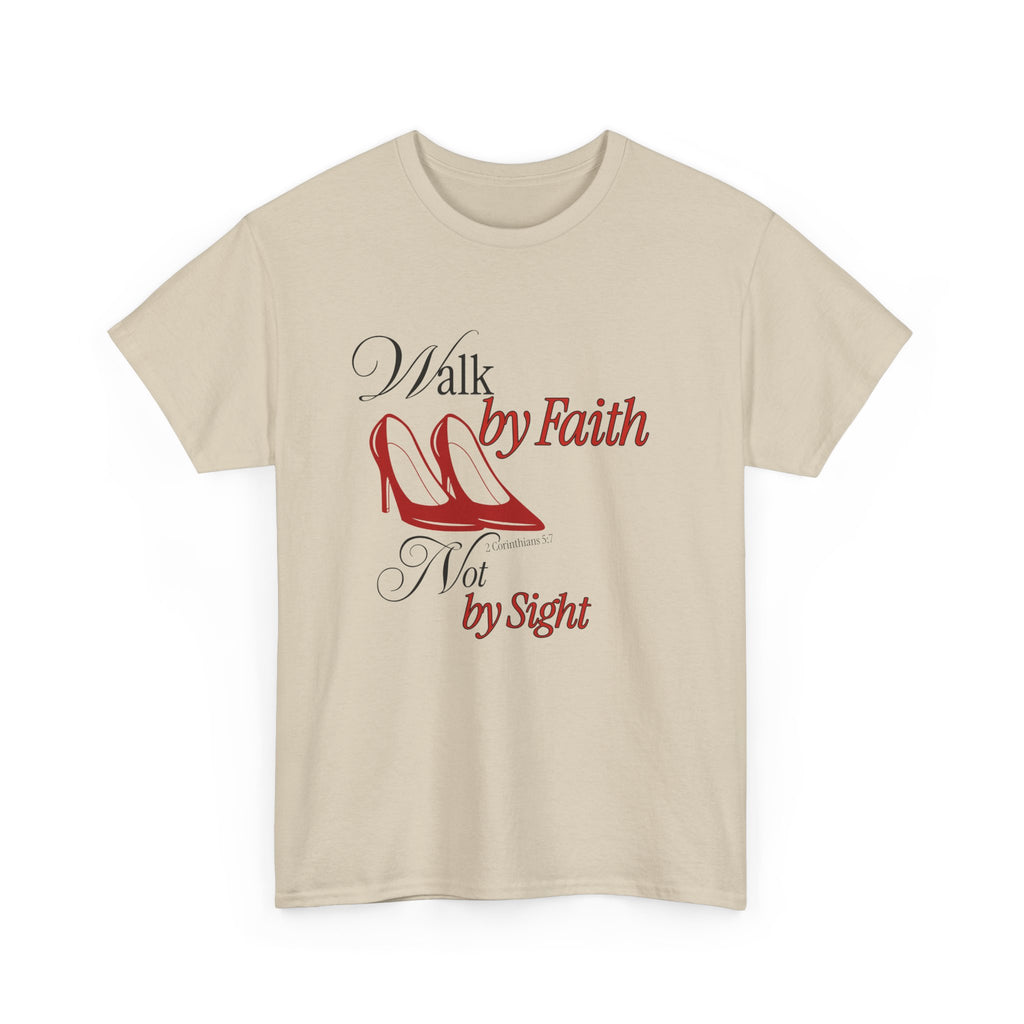 "Walk by Faith" Women's Tee (Red Version) | D'Nyce Streetwear