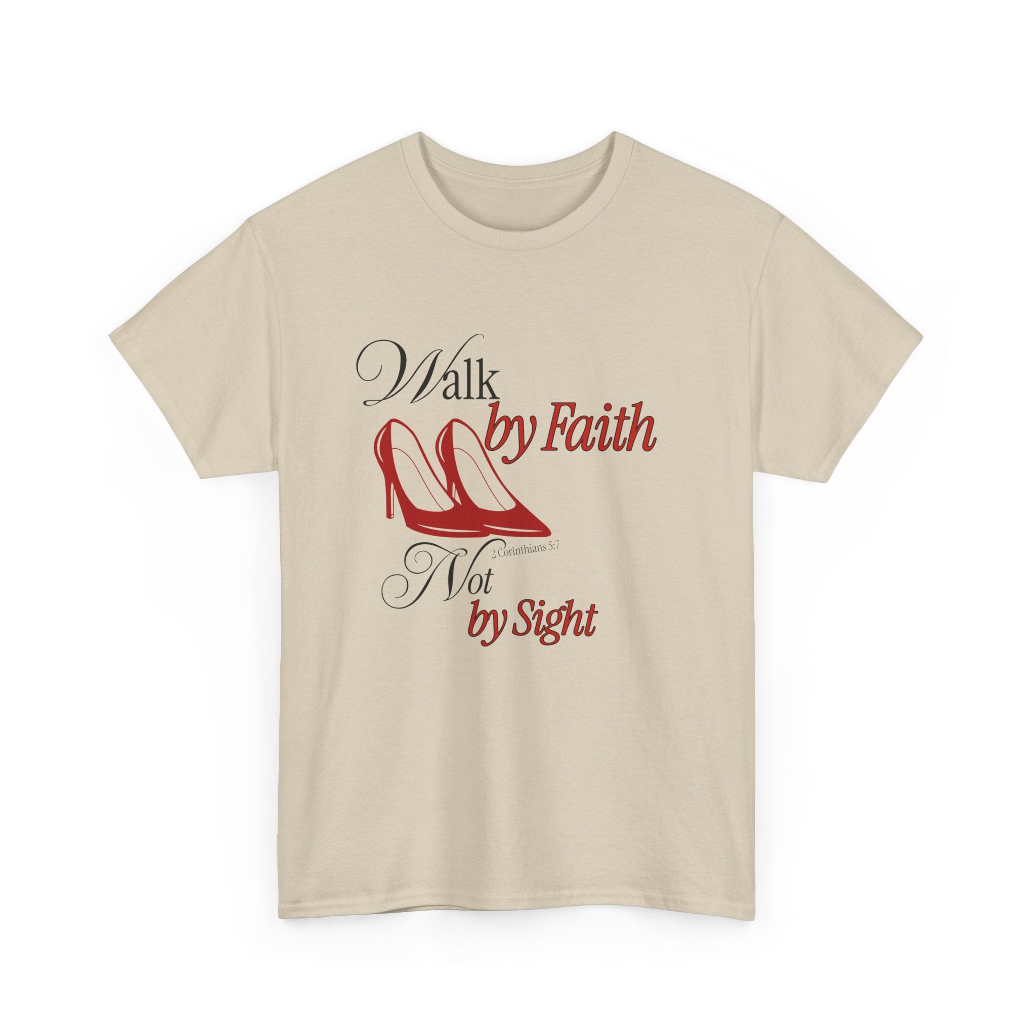 "Walk by Faith" Women's Tee (Red Version) | D'Nyce Streetwear