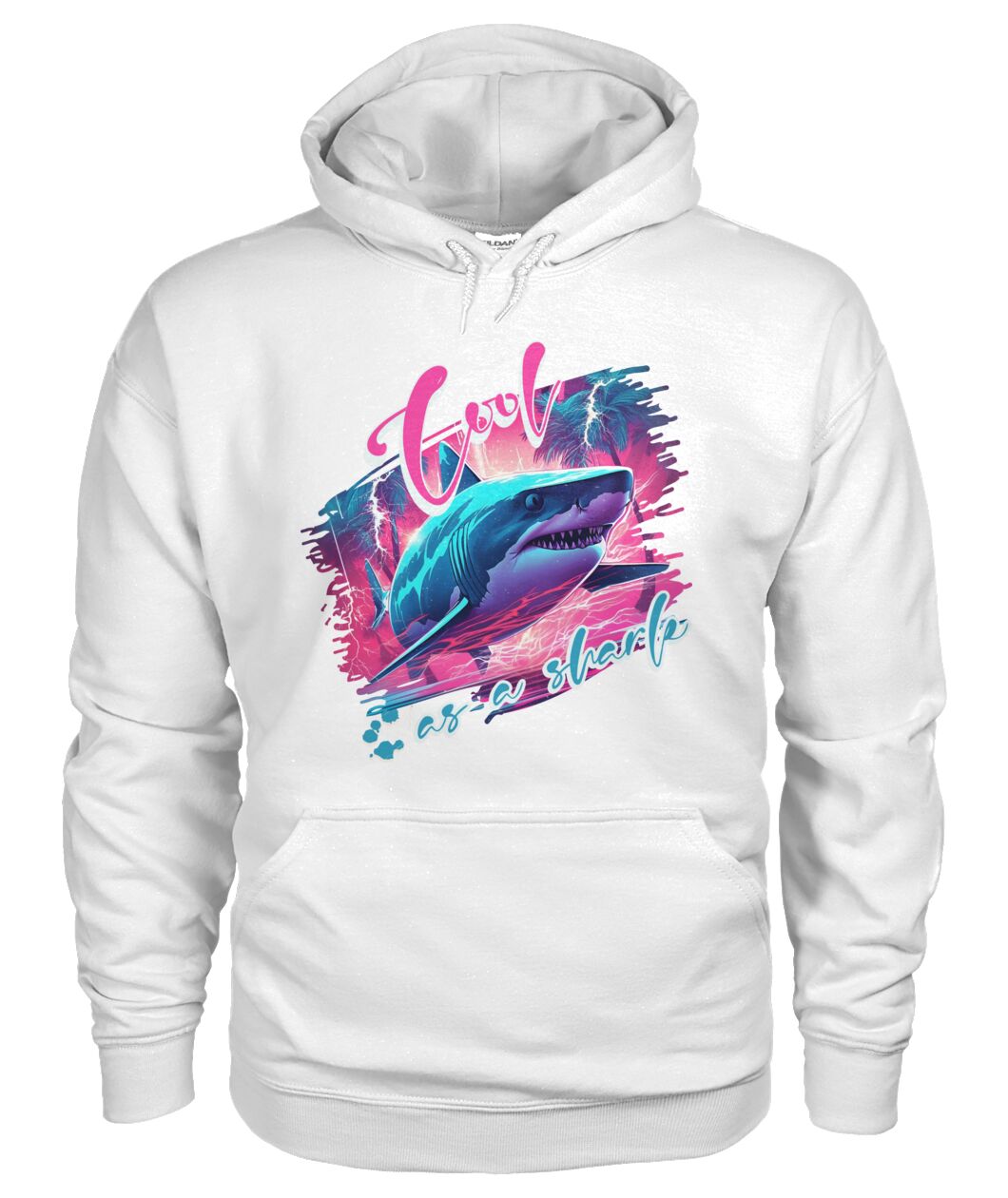 "Cool as a Shark" Unisex Hoodie