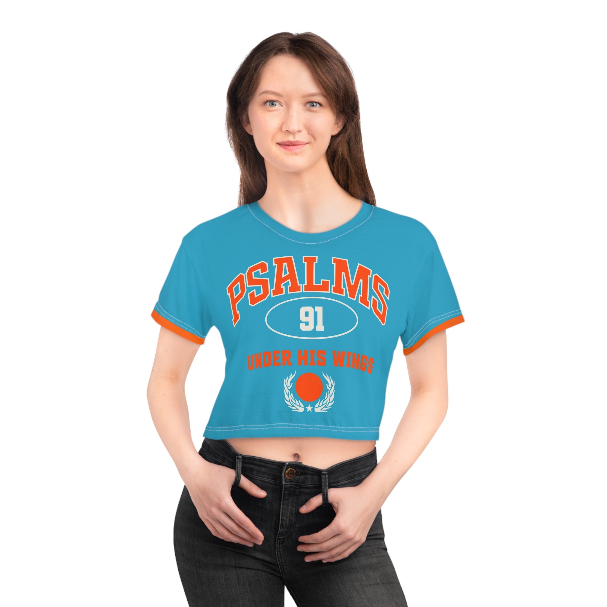 Psalms 91 Crop Tee | Lollipop Lady