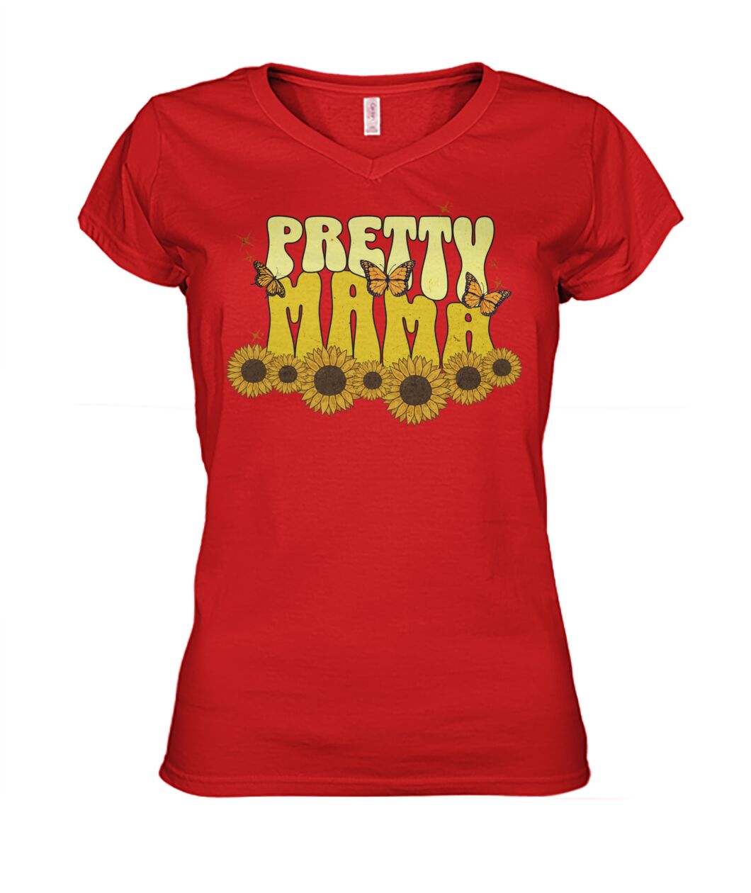 "Pretty Mama" Ladies' V-Neck
