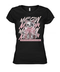 "Coquette Kitty" Ladies' V-Neck