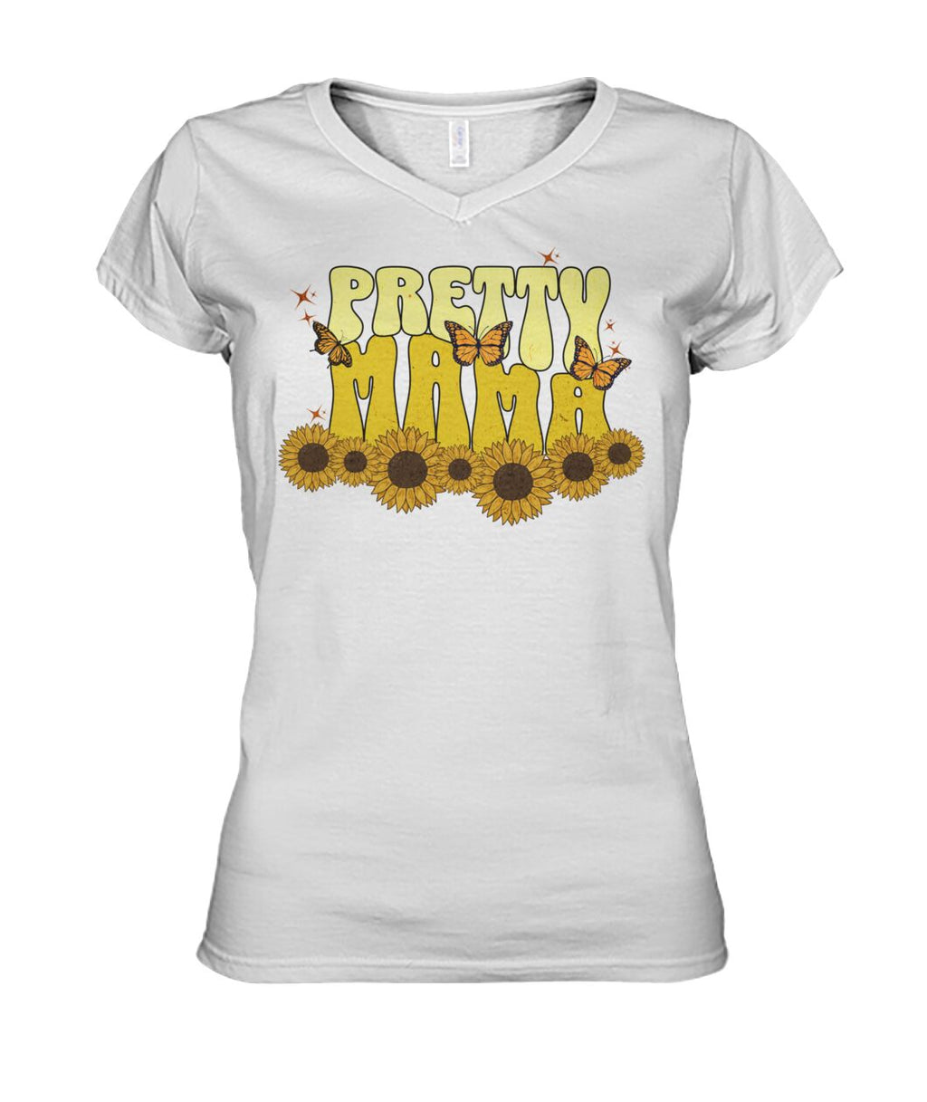 "Pretty Mama" Ladies' V-Neck