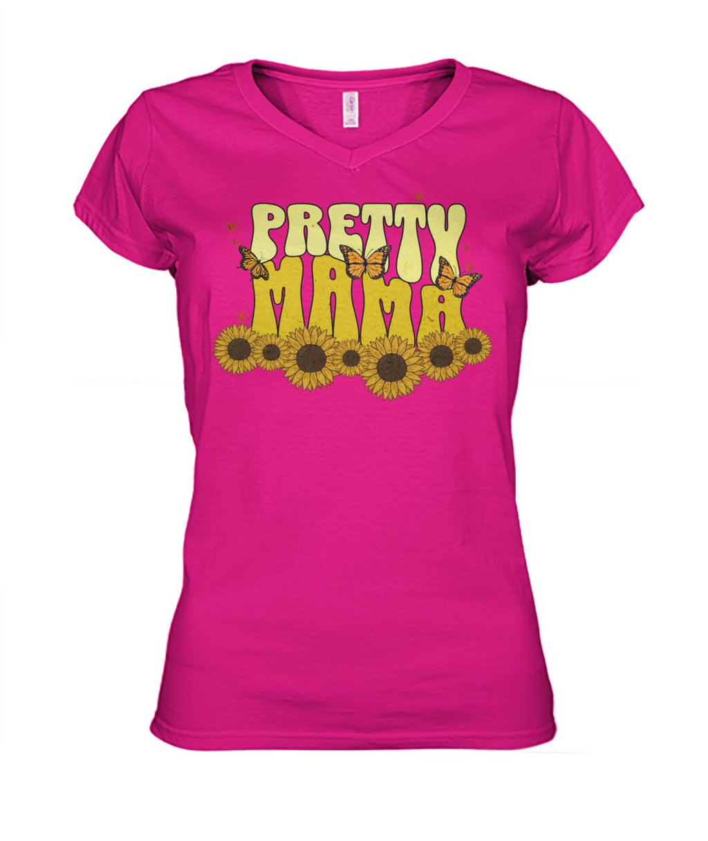 "Pretty Mama" Ladies' V-Neck