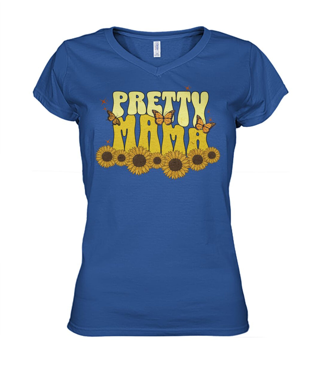 "Pretty Mama" Ladies' V-Neck