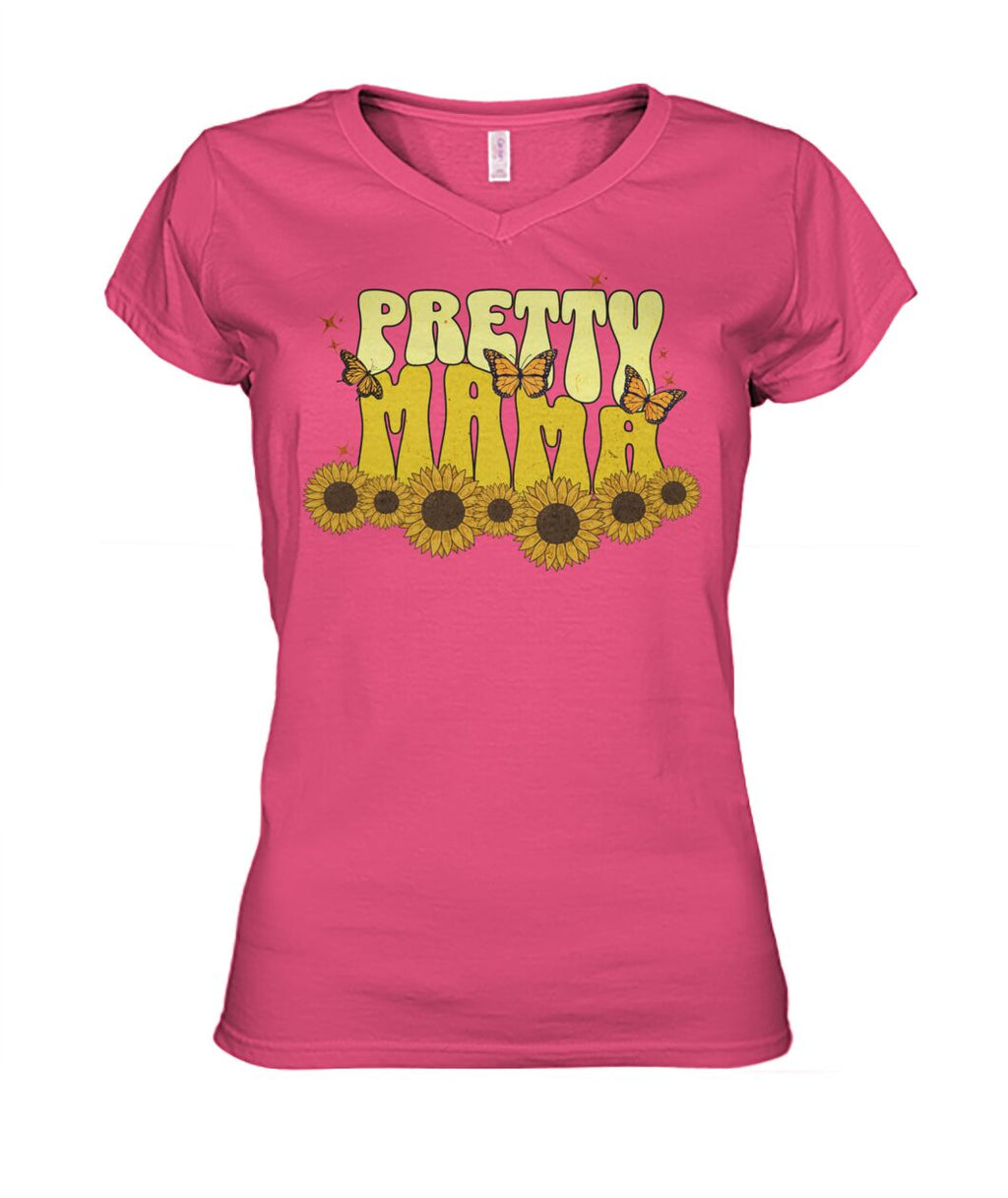 "Pretty Mama" Ladies' V-Neck