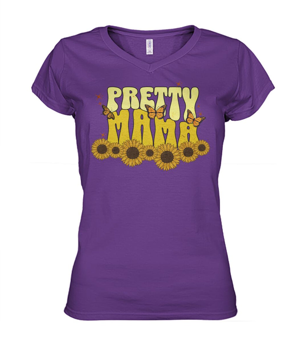 "Pretty Mama" Ladies' V-Neck