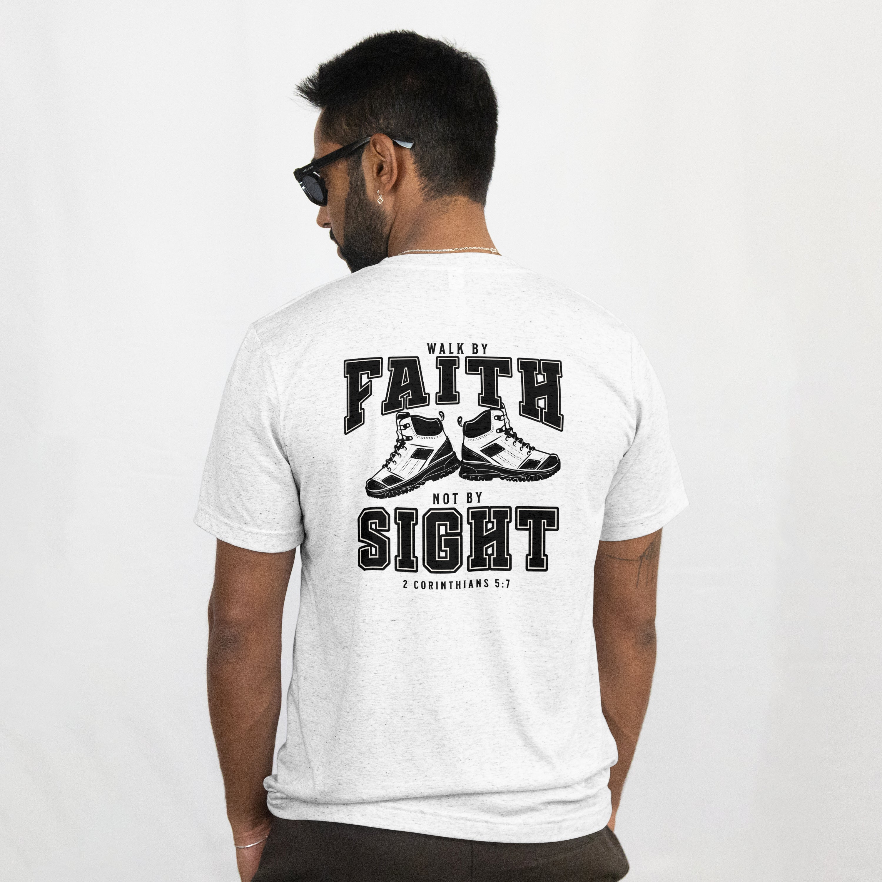 "Walk by Faith" Tee for Men | D'Nyce Streetwear