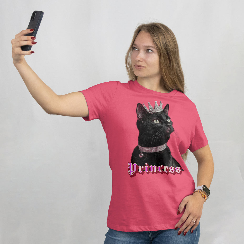 Princess Cat Heavy Cotton Tee | Lollipop Lady