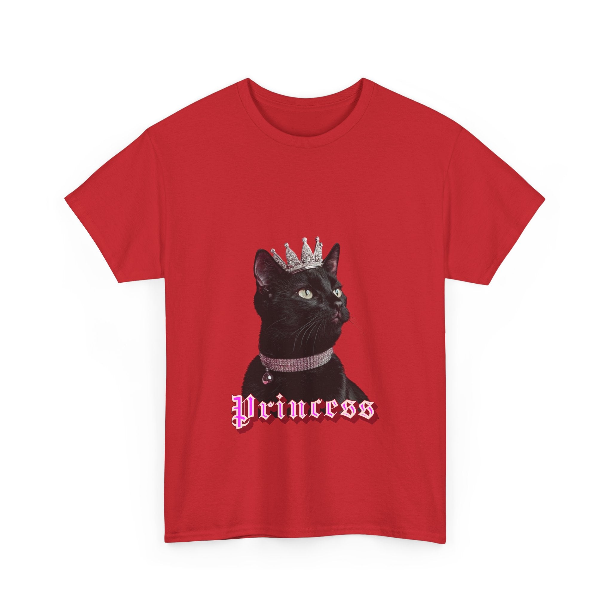 Princess Cat Heavy Cotton Tee | Lollipop Lady