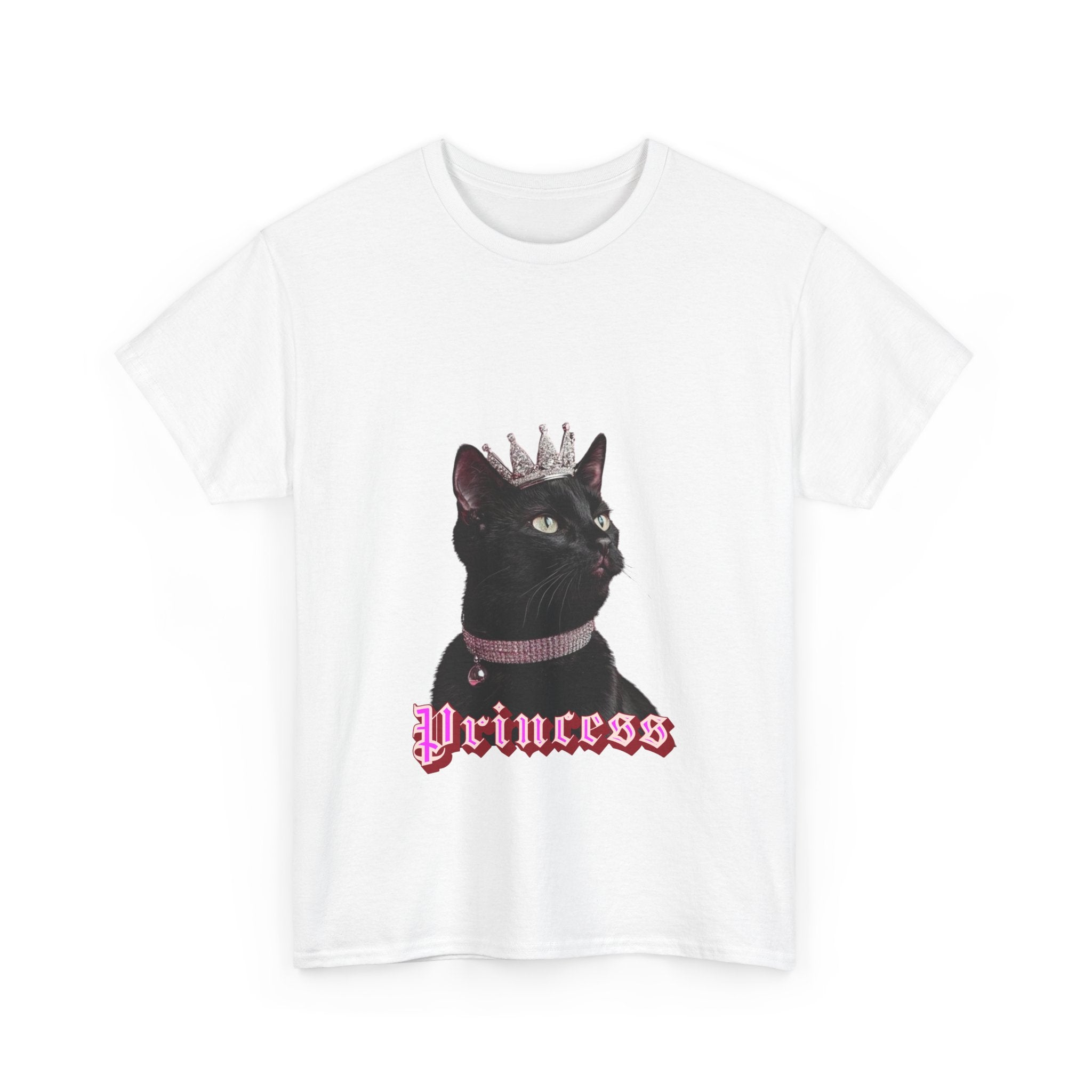 Princess Cat Heavy Cotton Tee | Lollipop Lady
