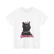 Load image into Gallery viewer, Princess Cat Heavy Cotton Tee | Lollipop Lady
