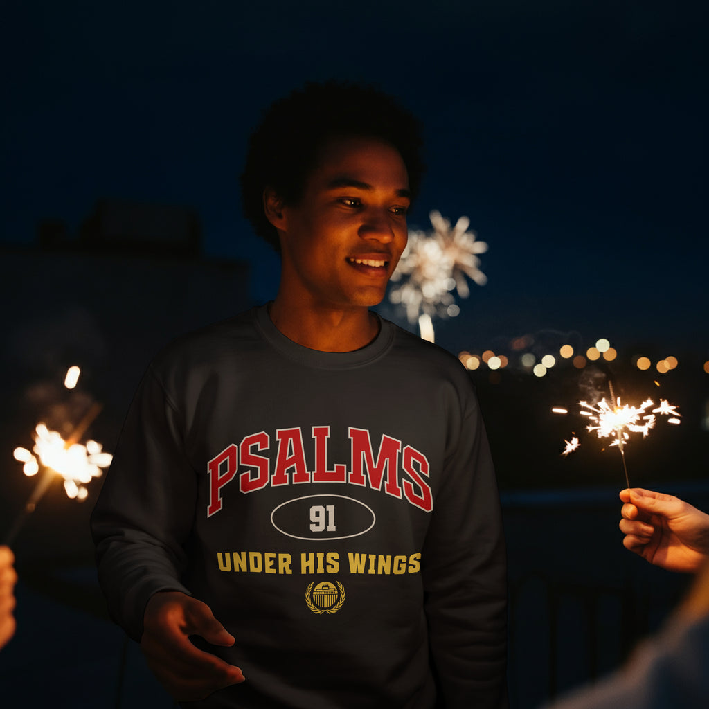"Psalms 91" Unisex Sweatshirt | D'Nyce Streetwear