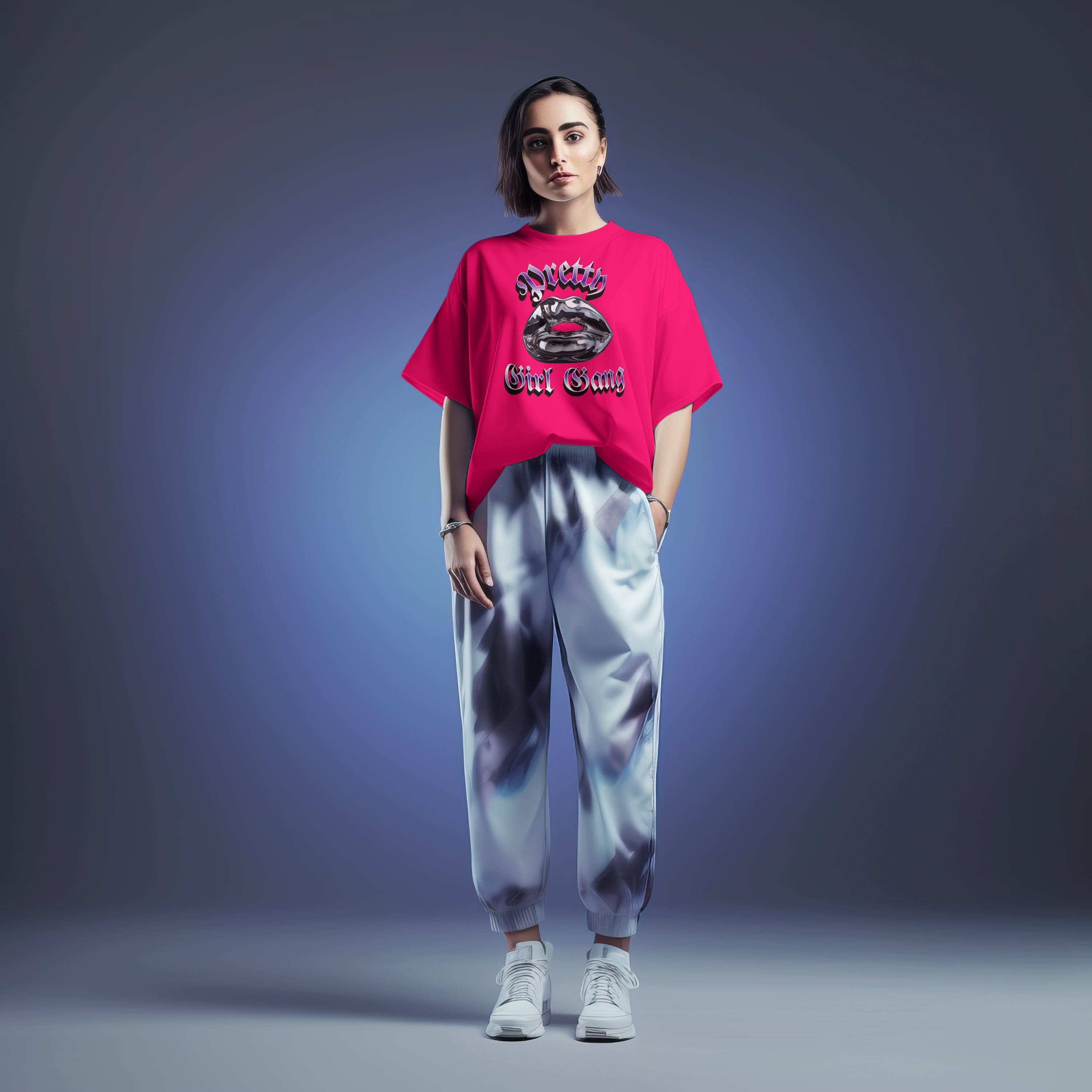 Pretty Girl Gang T-Shirt Streetwear 2000s Fashion | D'Nyce Streetwear