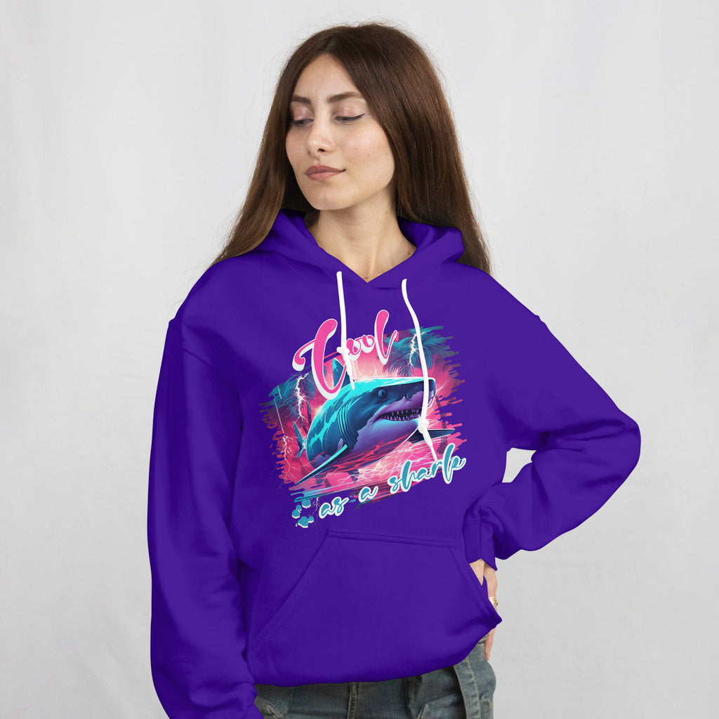 "Cool as a Shark" Unisex Hoodie