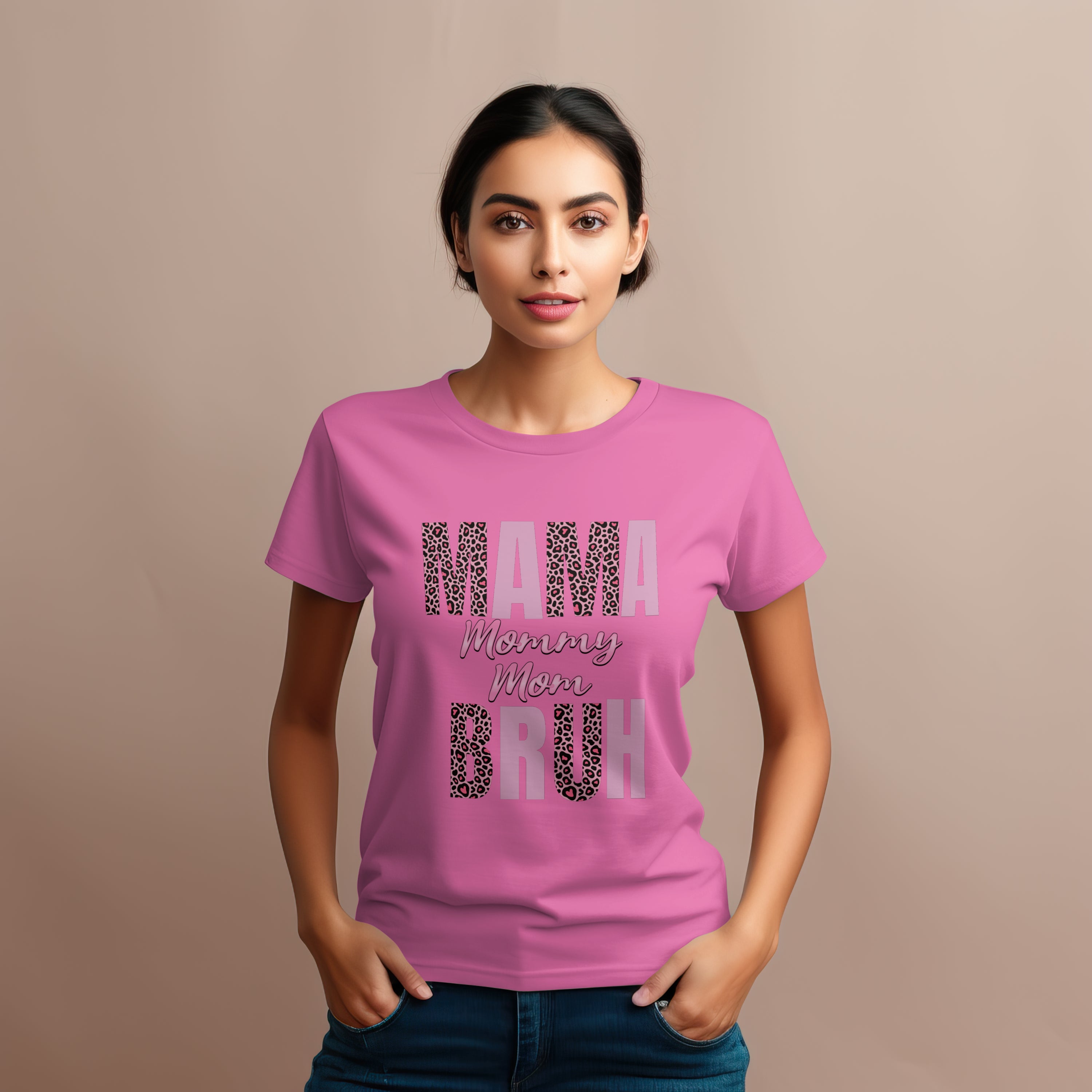 "Mama/Mommy/Mom/Bruh" Ladies' Tee