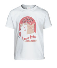 Load image into Gallery viewer, "Love Me Right Meow" Kids' Tee
