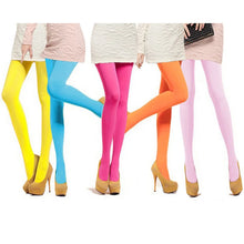 Load image into Gallery viewer, Candy Colored Tights in Blue Shades
