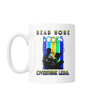 Load image into Gallery viewer, "Read More" White Coffee Mug (V1) | #BoredConsultant(s)
