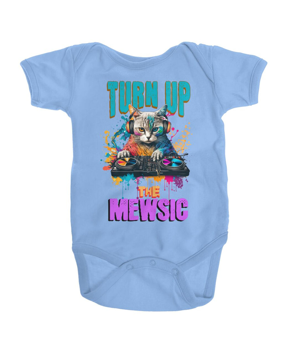 "Mewsic" Onesie
