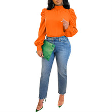 Load image into Gallery viewer, Orange Chiffon Blouse | Lollipop Lady
