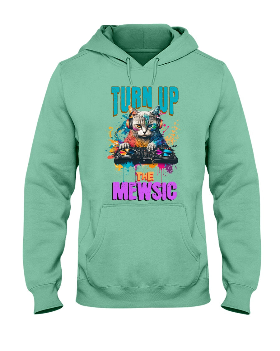 "Meow Mewsic" Unisex Adult Hoodie